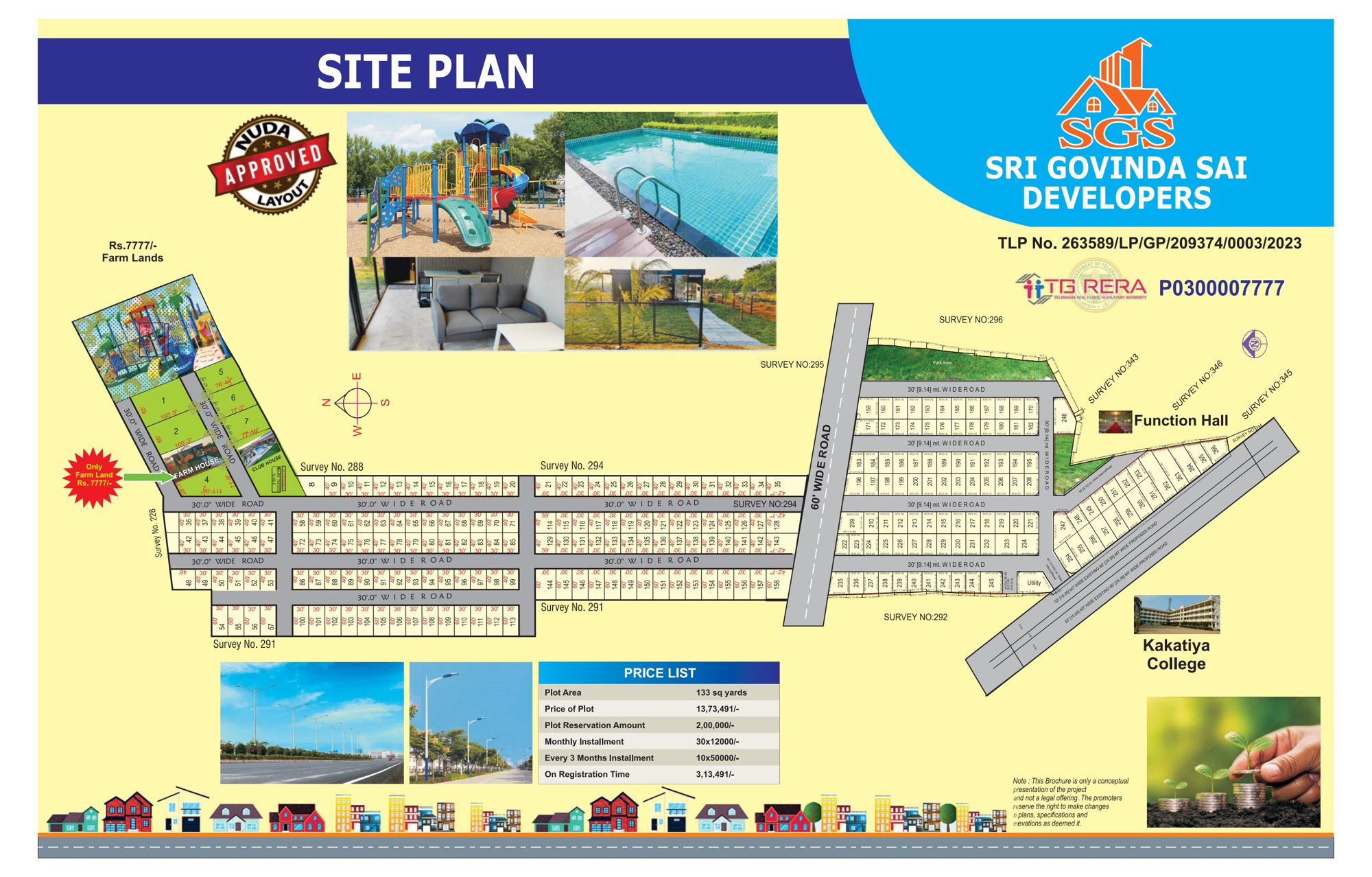 B. Dharmaram venture site plan